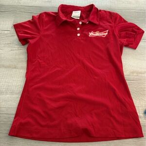 Budweiser Red Womans Polo Shirt